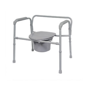 Bariatric Folding Steel Elongated Commode